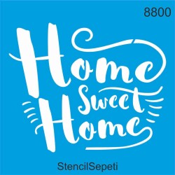 Evim Güzel Evim - StencilSepeti