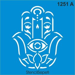 Fatma'nın Eli - Stencil Boyama Şablonu - StencilSepeti