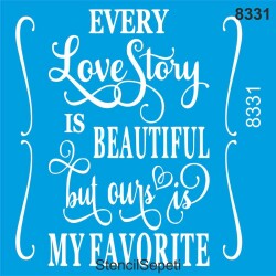Favori Aşk - StencilSepeti