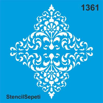 Fayans Deseni Stencil-Boyama Şablonu - 1