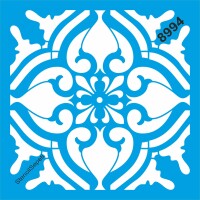 Fayans Deseni - Stencil - Boyama Şablonu - StencilSepeti