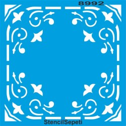 Fayans Deseni - Stencil - Boyama Şablonu - StencilSepeti