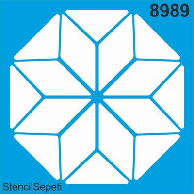 Fayans Deseni - Stencil - Boyama Şablonu - 1