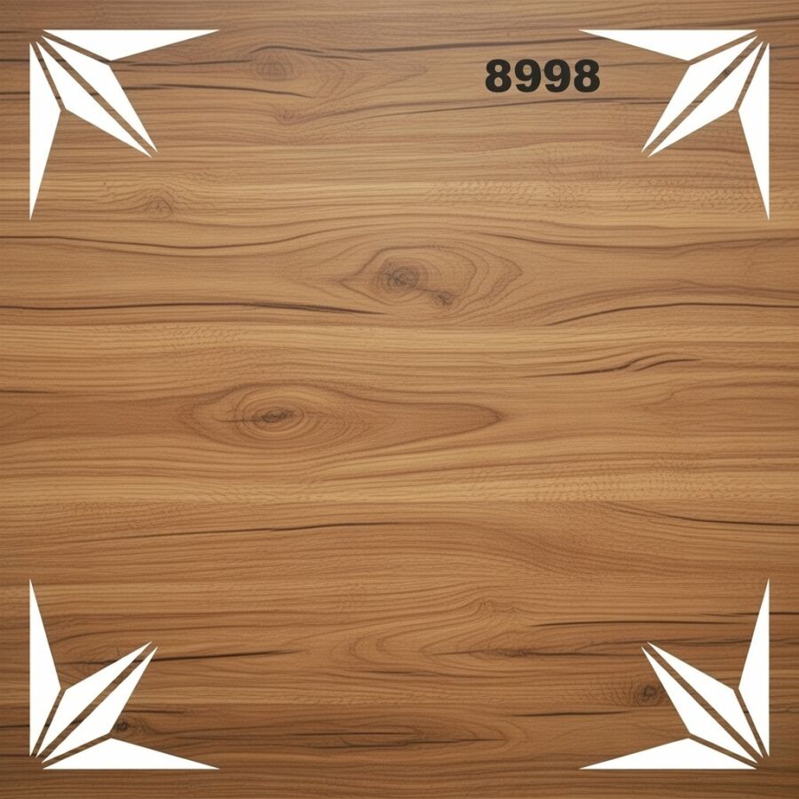 Fayans Deseni - Stencil Boyama Şablonu - 2