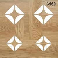 Fayans Deseni - Stencil Boyama Şablonu - 2