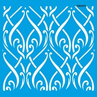 Fayans Deseni - Stencil Boyama Şablonu - StencilSepeti
