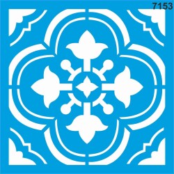 Fayans Deseni - Stencil Şablon - StencilSepeti