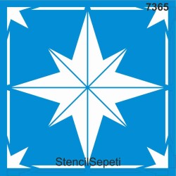 Fayans Deseni - Stencil Şablon - StencilSepeti
