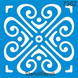 Fayans Deseni - Stencil Şablon - StencilSepeti