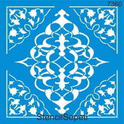 Fayans Deseni - Stencil Şablon - StencilSepeti