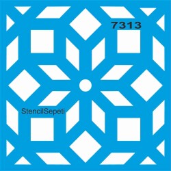 Fayans Deseni - Stencil Şablon - StencilSepeti