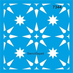 Fayans Deseni - Stencil Şablon - StencilSepeti