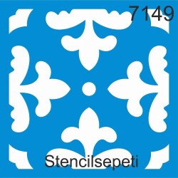 Fayans Deseni - Stencil Şablon - StencilSepeti