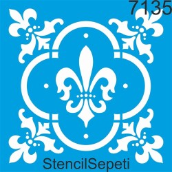 Fayans Deseni - Stencil Şablon - StencilSepeti