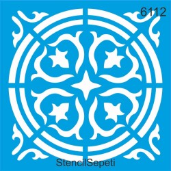 Fayans Deseni - Stencil Şablon - StencilSepeti