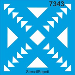 Fayans Deseni - Stencil Şablon - StencilSepeti