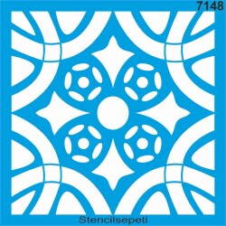 Fayans Deseni - Stencil Şablon - StencilSepeti