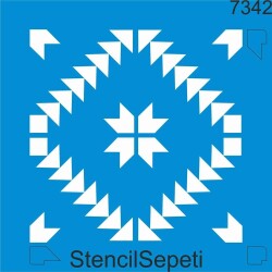 Fayans Deseni - Stencil Şablon - StencilSepeti
