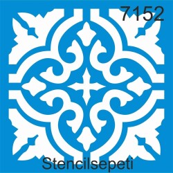 Fayans Deseni - Stencil Şablon - StencilSepeti