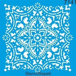 Fayans Deseni - Stencil Şablon - StencilSepeti