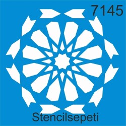 Fayans Deseni - Stencil Şablon - StencilSepeti