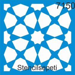 Fayans Deseni - Stencil Şablon - StencilSepeti
