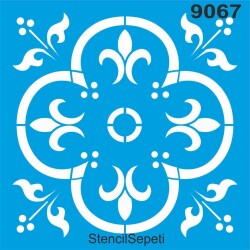 Fayans Deseni - Stencil Şablon - StencilSepeti