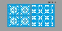 Fayans Şablon 15x15cm - StencilSepeti