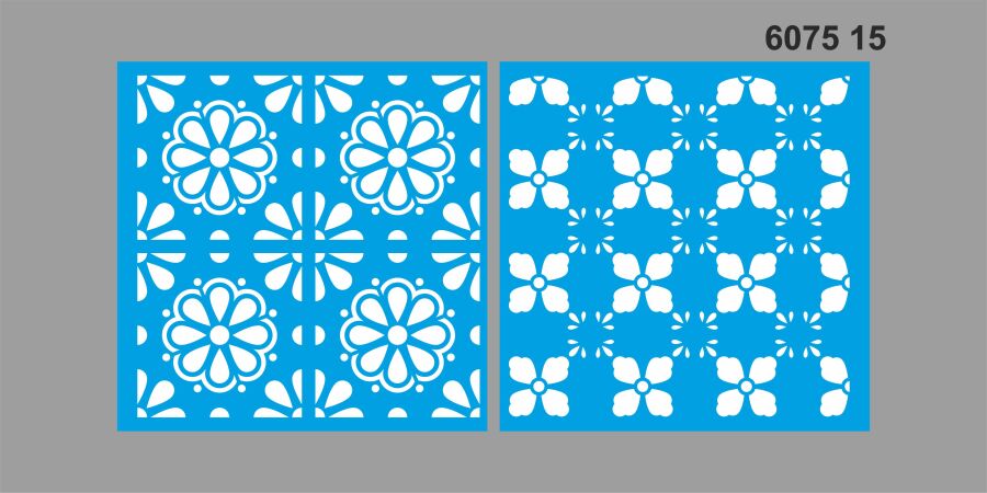Fayans Şablon 15x15cm - 1