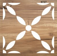 Fayans Deseni - Stencil Boyama Şablonu - 2