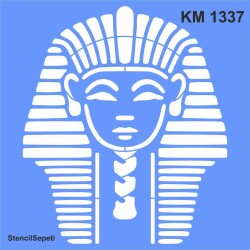 Firavun Deseni - Stencil Boyama Şablonu - StencilSepeti