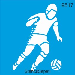 Futbolcu - StencilSepeti
