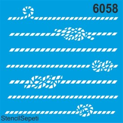 Gemici Düğümü - Stencil - Boyama Şablonu - StencilSepeti