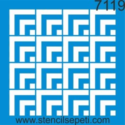 Geometrik Desen - StencilSepeti