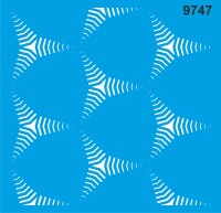 Geometrik Desen - Stencil Boyama Şablonu - StencilSepeti