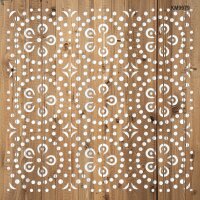 Geometrik Deseni - Stencil Boyama Şablonu - 2