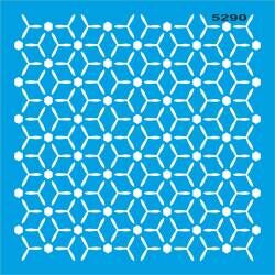 Geometrik Desen - Stencil Boyama Şablonu - 1