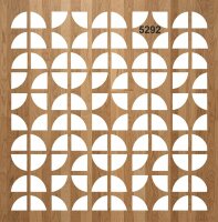 Geometrik Desen - Stencil Boyama Şablonu - 3