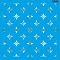 Geometrik Desen - Stencil Boyama Şablonu - StencilSepeti
