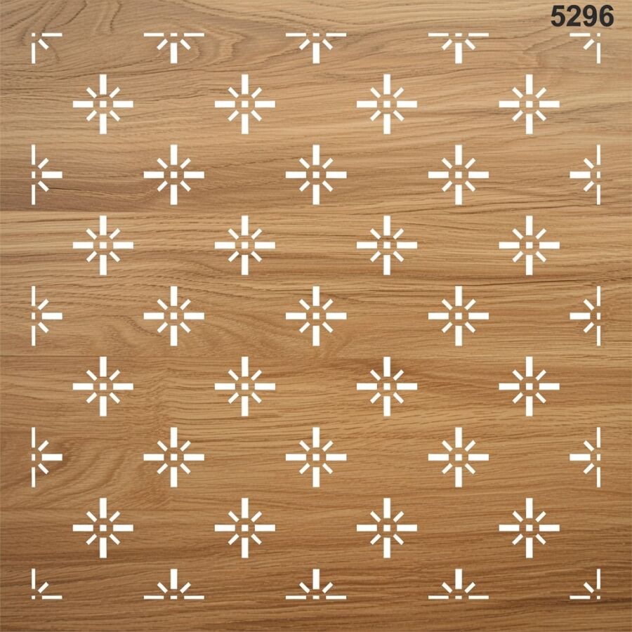 Geometrik Desen - Stencil Boyama Şablonu - 2