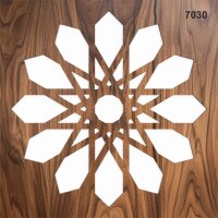 Geometrik Desen Stencil Boyama Şablonu - 2