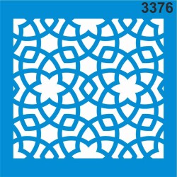 Geometrik Desen - Stencil Boyama Şablonu - StencilSepeti