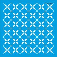 Geometrik Desen - Stencil Şablonu - 