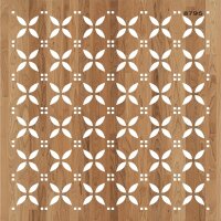 Geometrik Desen - Stencil Şablonu - 2