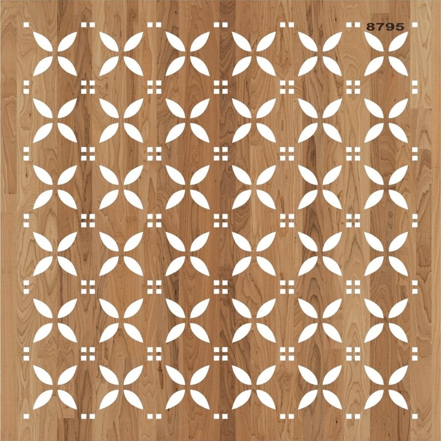 Geometrik Desen - Stencil Şablonu - 2