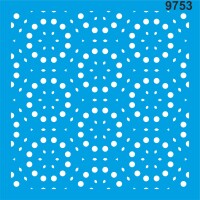 Geometrik Desen - Stencil Boyama Şablonu - StencilSepeti