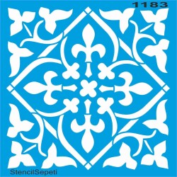 Geometrik Deseni - Stencil Şablon - StencilSepeti