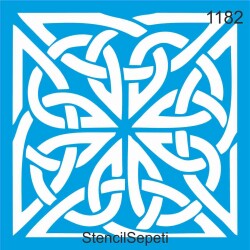 Geometrik Deseni - Stencil Şablon - StencilSepeti