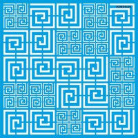 Geometrik Duvar Deseni - Stencil Boyama Şablonu - StencilSepeti