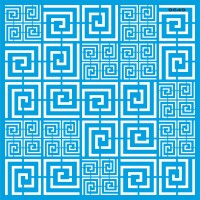 Geometrik Duvar Deseni - Stencil Boyama Şablonu - StencilSepeti